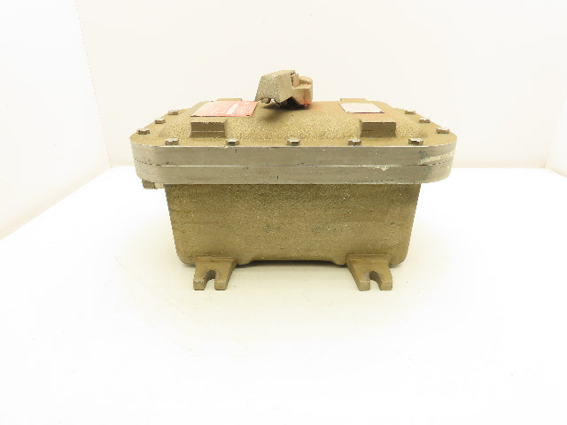 Adalet XCBA-N4-30D-N3-AS1-E Explosion Proof Circuit Breaker Switch Enclosure 30A