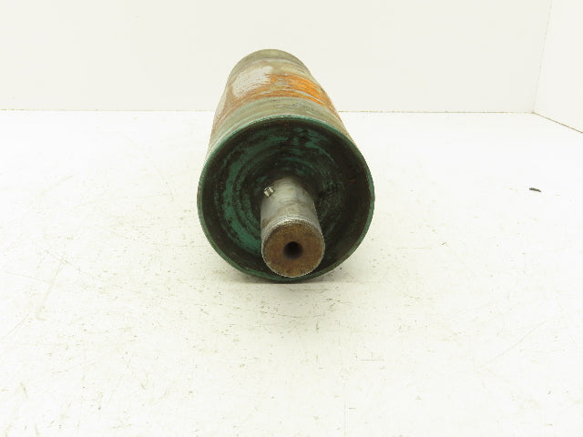 Belt Conveyor Crowned Tail Pulley 4" Dia x 14" Width 1-3/16" Shaft Dia
