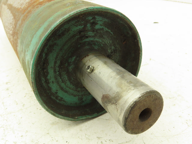 Belt Conveyor Crowned Tail Pulley 4" Dia x 14" Width 1-3/16" Shaft Dia