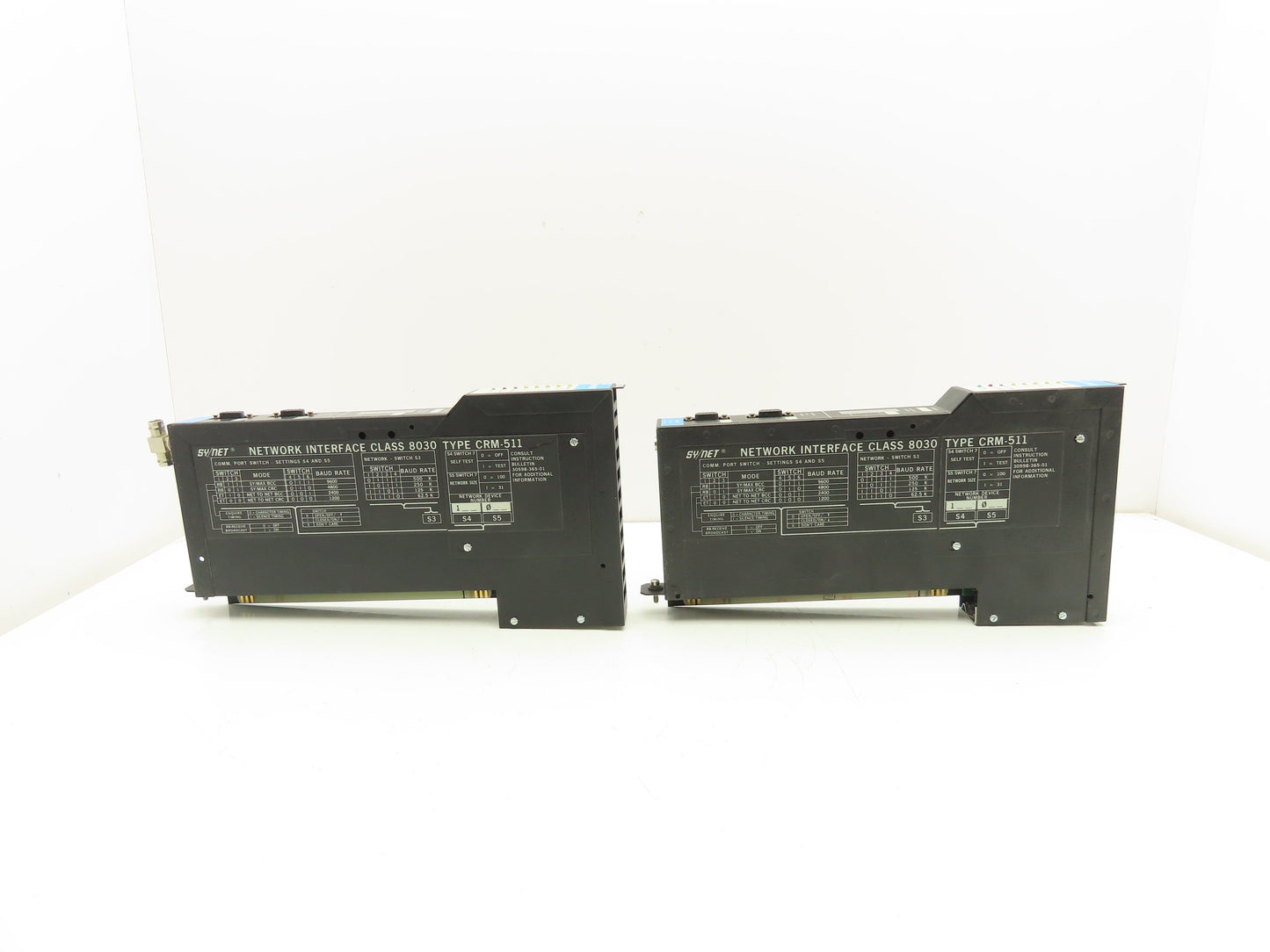 Square D CRM511 PLC SY/MAX Network Interface Slot Card Module Lot of 2