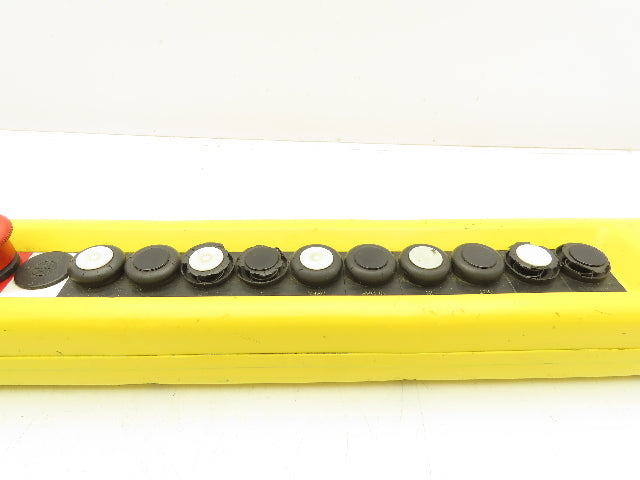 Telemecanique XAC-A12 Crane Hoist 12-Station Pushbutton Control Pendant 2-Speed