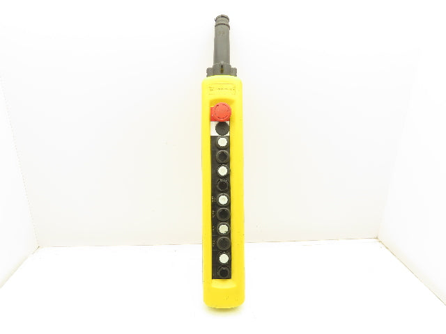 Telemecanique XAC-A12 Crane Hoist 12-Station Pushbutton Control Pendant 2-Speed