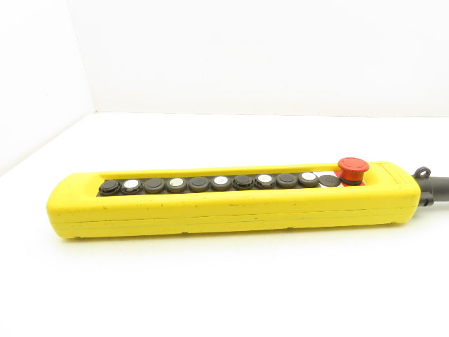 Telemecanique XAC-A12 Crane Hoist 12-Station Pushbutton Control Pendant 2-Speed