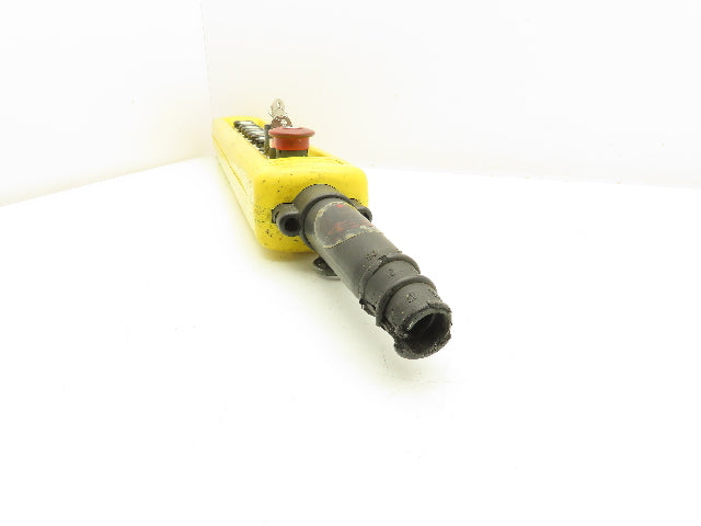 Telemecanique XAC-A12 Crane Hoist 12-Station Pushbutton Control Pendant 2-Speed
