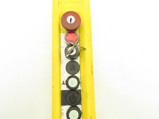 Telemecanique XAC-A12 Crane Hoist 12-Station Pushbutton Control Pendant 2-Speed