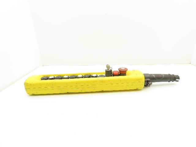 Telemecanique XAC-A12 Crane Hoist 12-Station Pushbutton Control Pendant 2-Speed