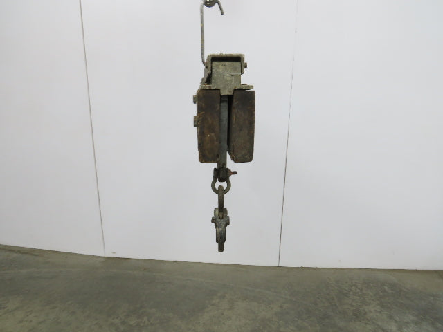 Sackett 4000Lb Forklift Battery Lifter Beam 27-42" Adj Width Hooks
