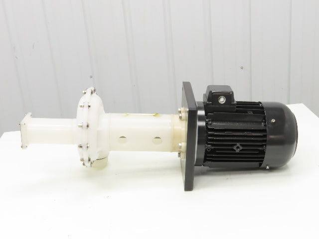 Daetwyler PVDF Acid Chemical Pump Centrifugal Suction 2.5x3" MPT 2.6kw 460V 3PH