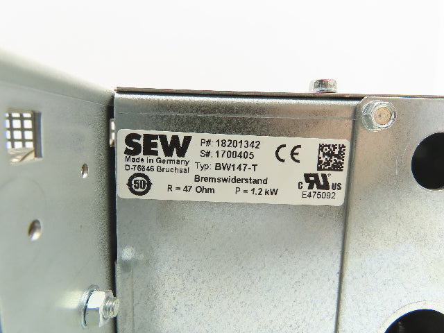 Sew Eurodrive BW147-T Movidrive Braking Resistor 1.2kw 47 Ohm