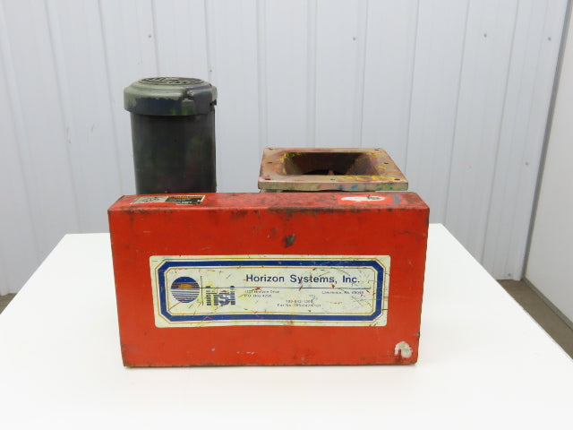 Horizon HS910 Rotary Airlock Feeder Valve 8" Square Flange 1.5Hp 460V 3PH