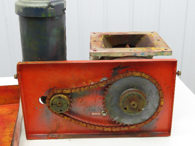Horizon HS910 Rotary Airlock Feeder Valve 8" Square Flange 1.5Hp 460V 3PH