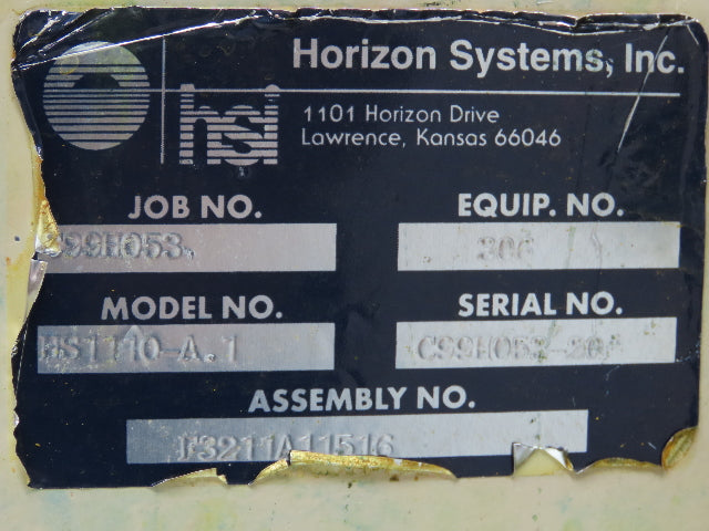 Horizon HS1110-A Rotary Airlock Feeder Valve 10" Square Flange .5Hp 460V 3PH