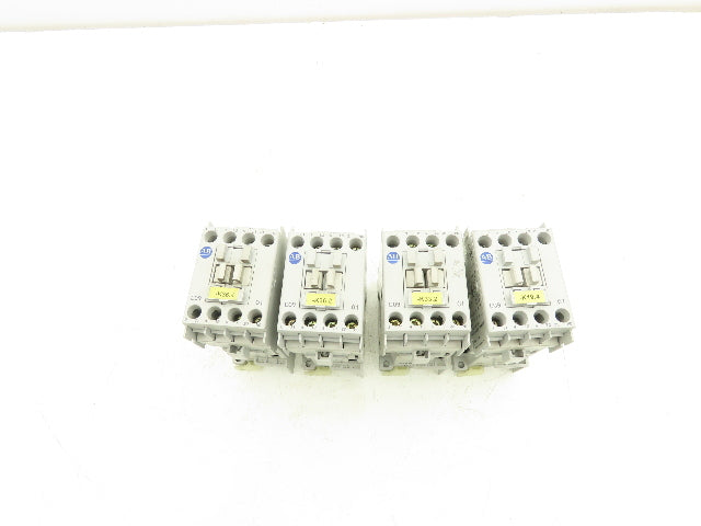 Allen Bradley 100-C09D*01 IEC Contactor 9A 3-Pole 600V 24VDC Coil Lot of 4