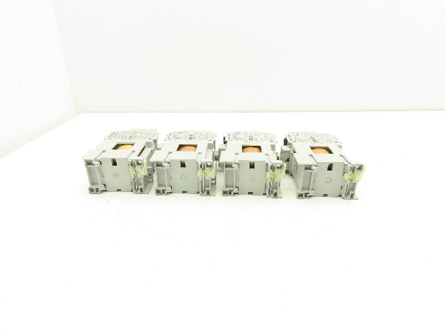 Allen Bradley 100-C09D*01 IEC Contactor 9A 3-Pole 24VDC Coil Aux 100-F Lot of 4