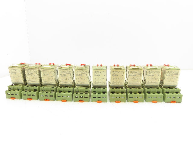 Releco Turck C5-A30 Power Relay 16A 120V 11-Pin Socket Lot of 10
