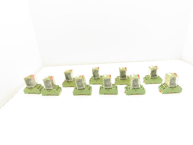 Releco Turck C5-A30 Power Relay 16A 120V 11-Pin Socket Lot of 10