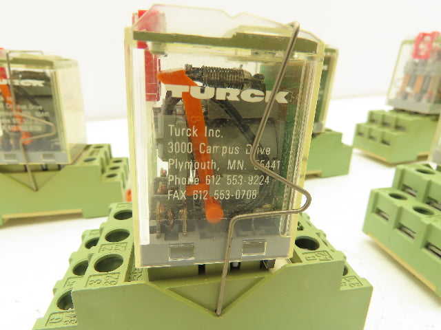 Releco Turck C5-A30 Power Relay 16A 120V 11-Pin Socket Lot of 10