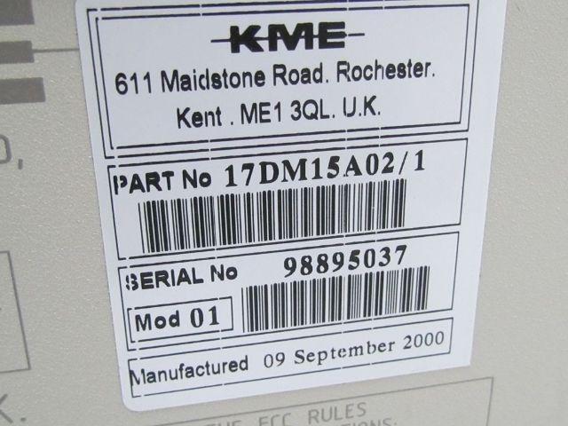 KME 01 17DM15A02/1 15" Industrial Color Monitor