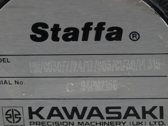 Kawasaki Staffa HM/C030/Z/24/17/S03/C1/30/PL315 Radial Piston Hydraulic Motor
