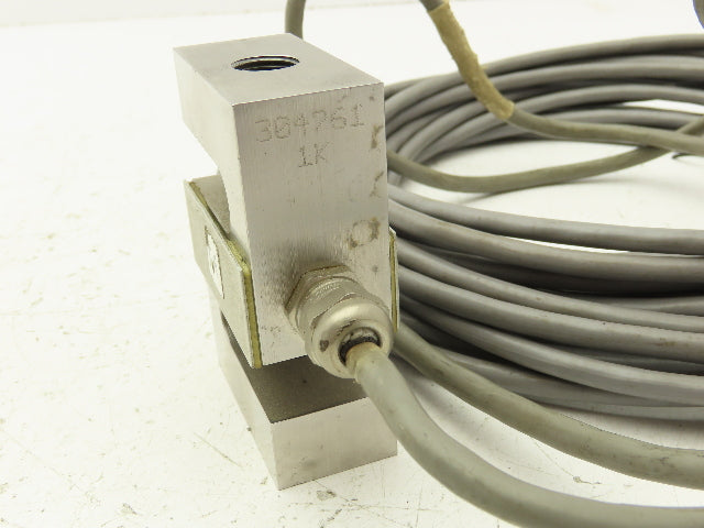 Omega LC101-1K Omegadyne Load Cell Strain Gauge Cell 1000lbs 30' Cable