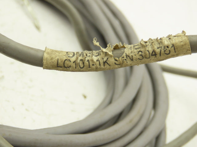 Omega LC101-1K Omegadyne Load Cell Strain Gauge Cell 1000lbs 30' Cable