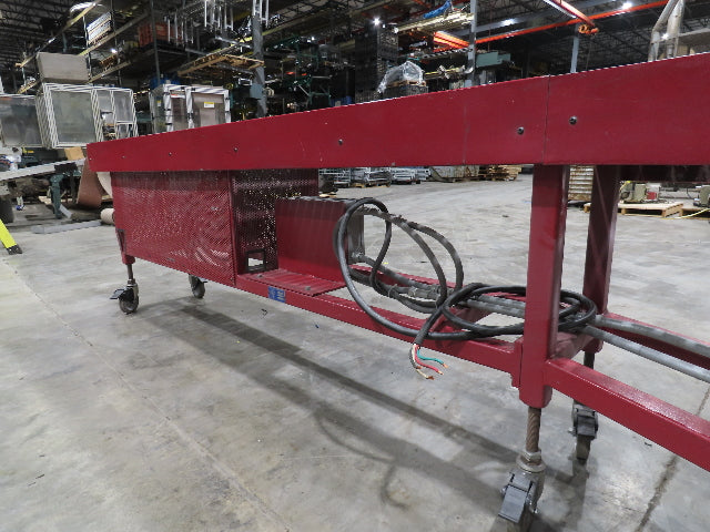 Accumulation Roller Conveyor 90° Curve RH 16"BF Variable Speed Drive 240V