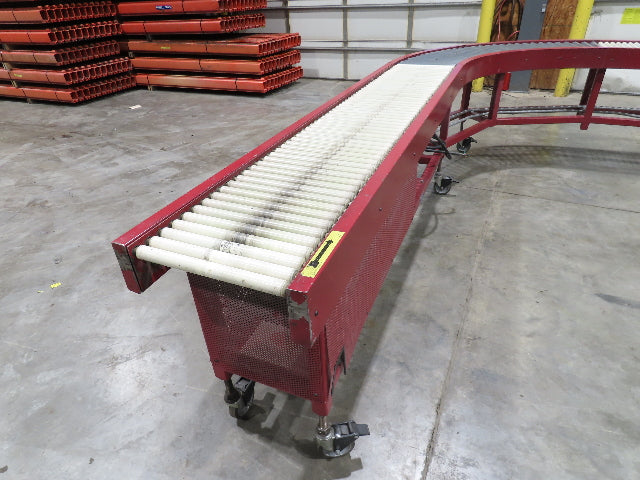 Accumulation Roller Conveyor 90° Curve RH 16"BF Variable Speed Drive 240V