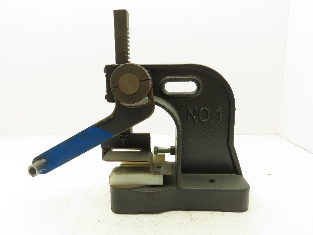 Palmgren Model No 1 Modified Bench Top Arbor Press 1 Ton 4" Throat 6" Stroke