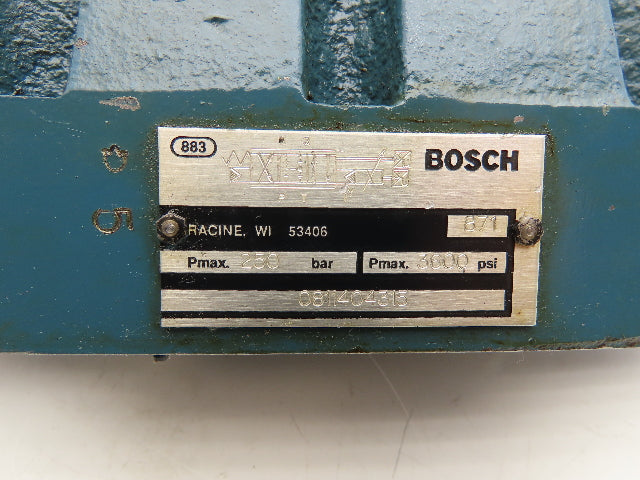 Bosch 4WRLE16W1-180SJ-3X/G24EK0/ Proportional Directional Valve 0811404315