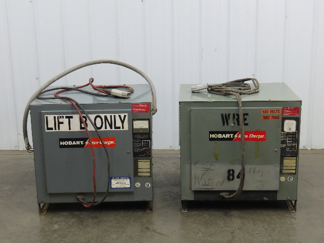 Hobart 600C3-12 Accu-Charger 24V Forklift Battery 451-600Ah 208/240/480V 3Ph