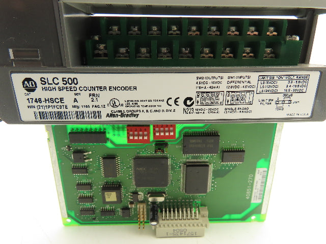 Allen Bradley 1746-HSCE SLC 500 High Speed Counter Encoder FRN 2.1 Series A