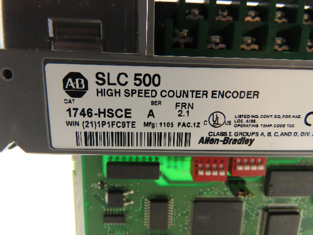 Allen Bradley 1746-HSCE SLC 500 High Speed Counter Encoder FRN 2.1 Series A