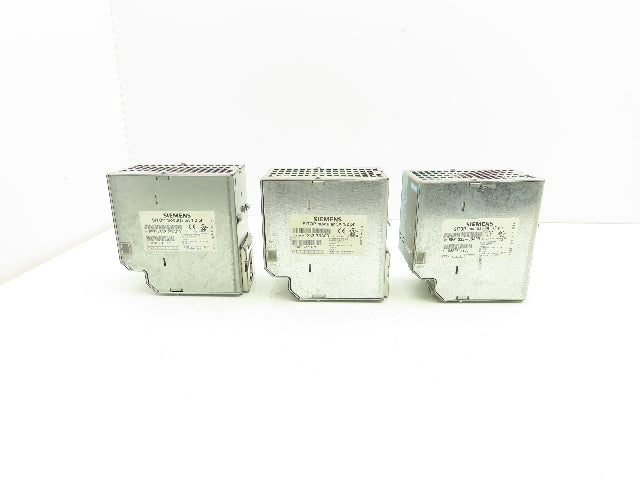 Siemens 6EP1333-3BA00 SITOP Modular Power Supply 24VDC 5A 1/2ph Lot Of 3