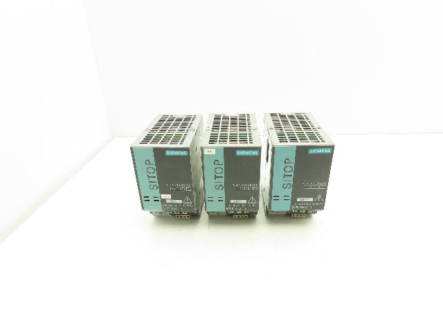 Siemens 6EP1333-3BA00 SITOP Modular Power Supply 24VDC 5A 1/2ph Lot Of 3