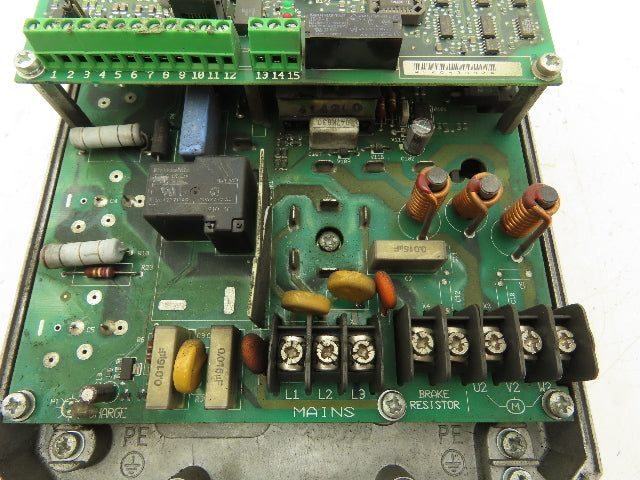 ABB ACS201-2P7-3-00-10 ACS 200 AC VFD Drive 480V 10A Broken Missing Cover