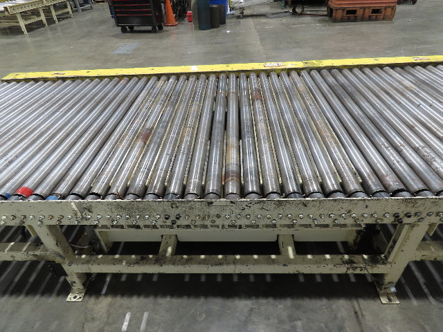 54"x 12' Pallet Transfer Conveyor 2.5" Roller 460V Chain Drive 60 FPM