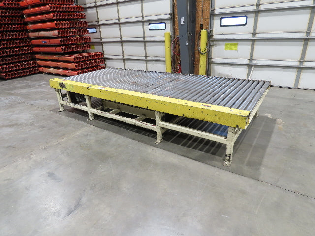 54"x 12' Pallet Transfer Conveyor 2.5" Roller 460V Chain Drive 60 FPM