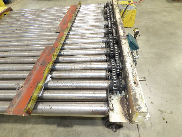 54" Pallet Conveyor 2.5" Roller 60"L 1Hp 460V Chain Drive 60 FPM