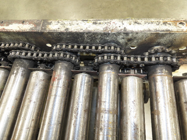 54" Pallet Conveyor 2.5" Roller 60"L 1Hp 460V Chain Drive 60 FPM