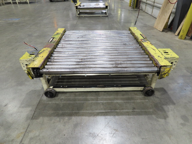 54" Pallet Conveyor 2.5" Roller 60"L 1Hp 460V Chain Drive 60 FPM