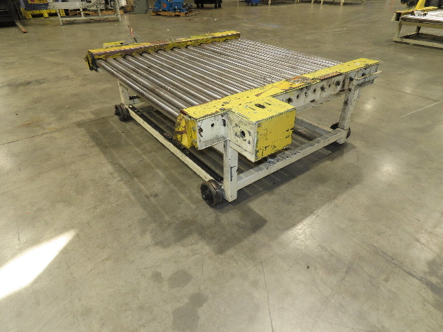 54" Pallet Conveyor 2.5" Roller 60"L 1Hp 460V Chain Drive 60 FPM