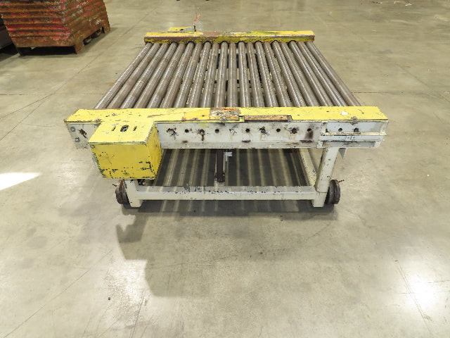54" Pallet Conveyor 2.5" Roller 60"L 1Hp 460V Chain Drive 60 FPM