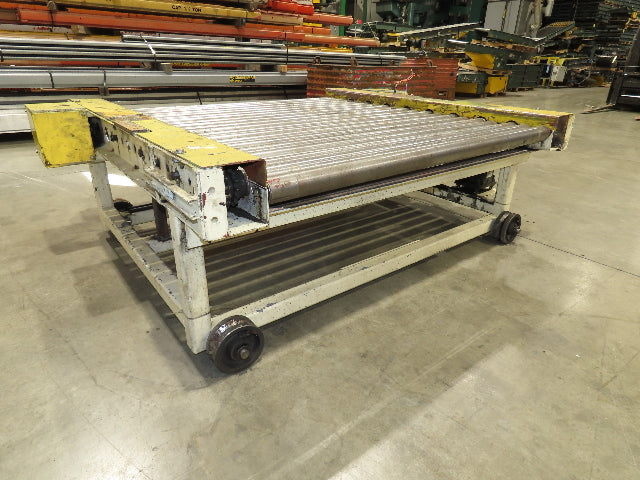 54" Pallet Conveyor 2.5" Roller 60"L 1Hp 460V Chain Drive 60 FPM