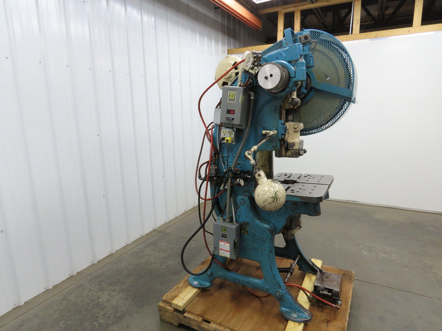 L&J No 3 Mechanical OBI Punch Press 22 Ton 1-3/8" Stroke 63/4" Throat 2Hp 3Ph