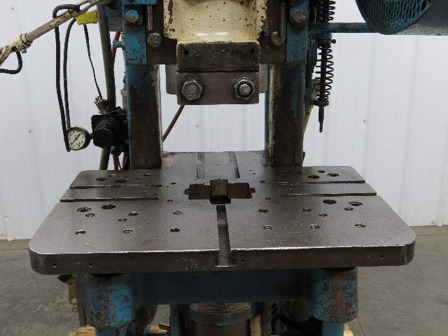 L&J No 3 Mechanical OBI Punch Press 22 Ton 1-3/8" Stroke 63/4" Throat 2Hp 3Ph