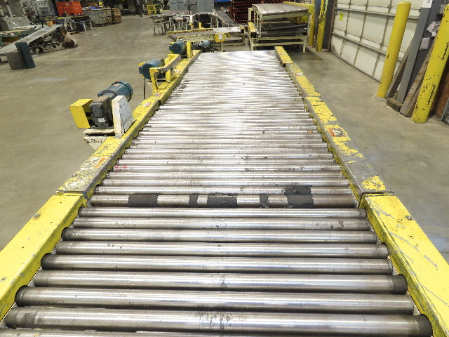54" Pallet Conveyor 2.5" Roller 1Hp 460V Chain Drive 60 FPM 20' Length