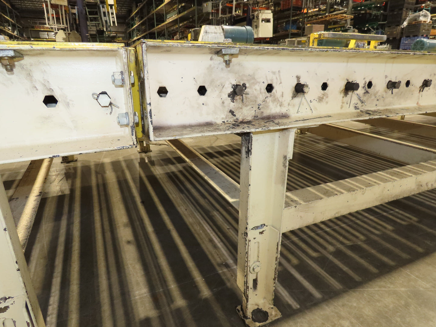 54" Pallet Conveyor 2.5" Roller 1Hp 460V Chain Drive 60 FPM 20' Length