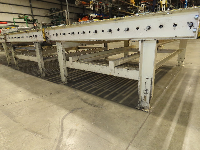 54" Pallet Conveyor 2.5" Roller 1Hp 460V Chain Drive 60 FPM 20' Length