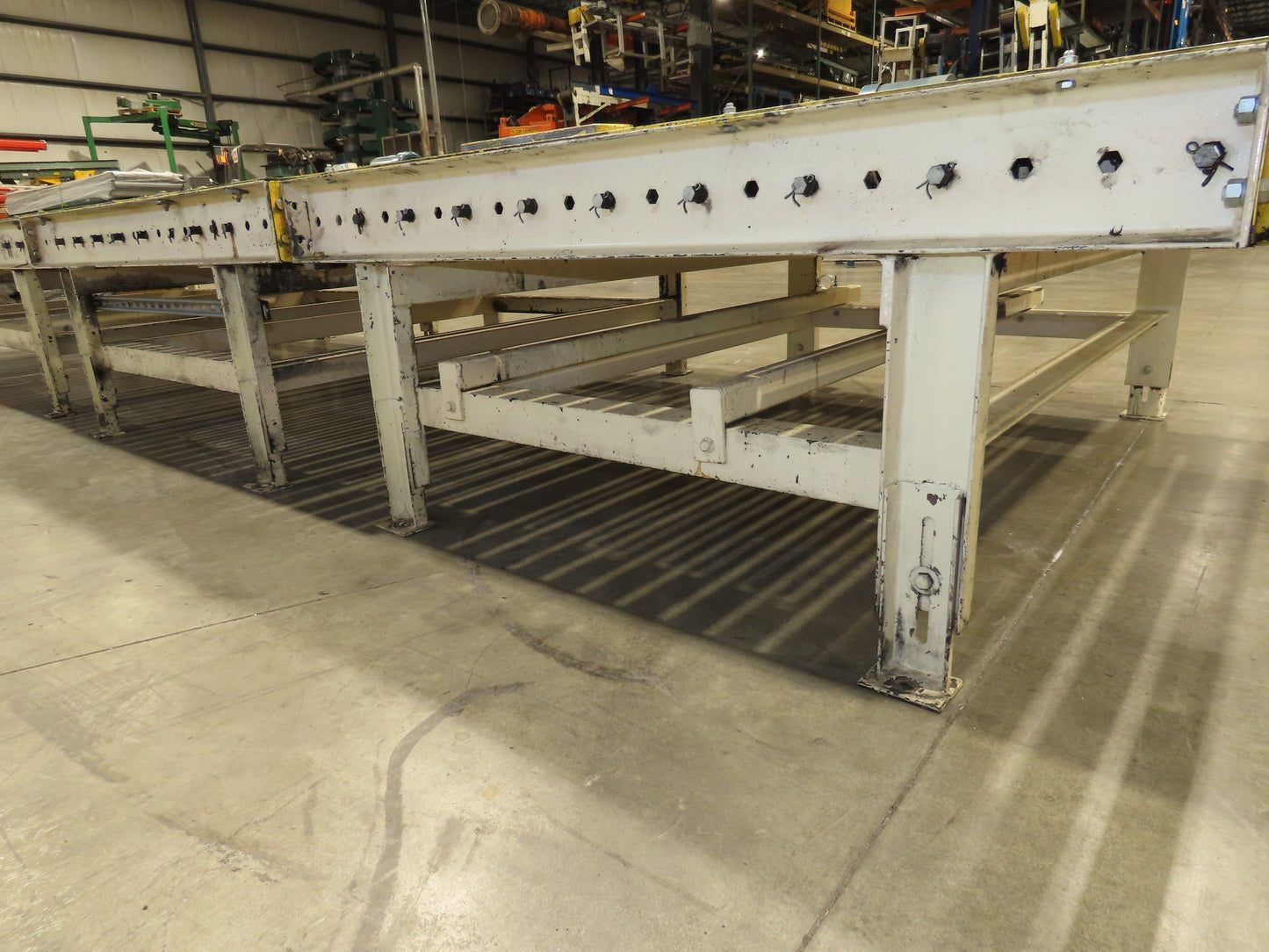 54" Pallet Conveyor 2.5" Roller 1Hp 460V Chain Drive 60 FPM 20' Length