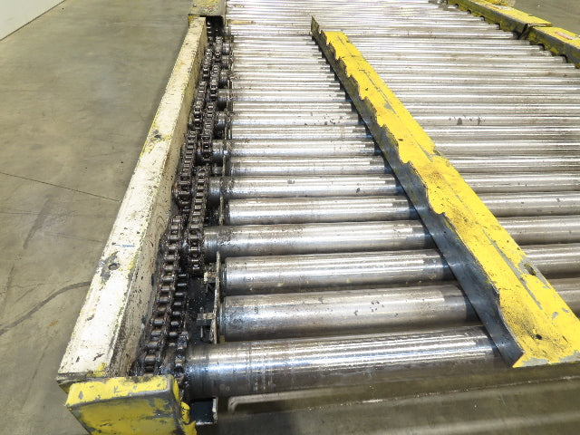 54" Pallet Conveyor 2.5" Roller 1Hp 460V Chain Drive 60 FPM 20' Length
